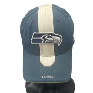 Seattle Seahawks Hat NFC West Fitted Cap Authentic Sideline BLEMISHES